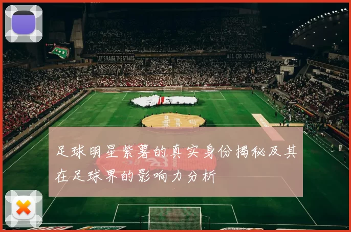 足球明星紫薯的真实身份揭秘及其在足球界的影响力分析